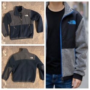 The North Face Boys  Two-Tone Navy/Gray Fleece Jacket